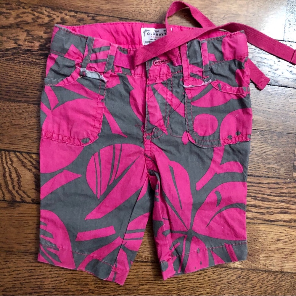 FREE Old Navy Pink & Gray Hawaiian Pants for Baby Girl
